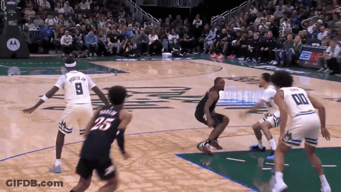Basketball Player Number 9 GIF