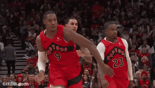 Basketball Player Number 9 Running To Basket GIF