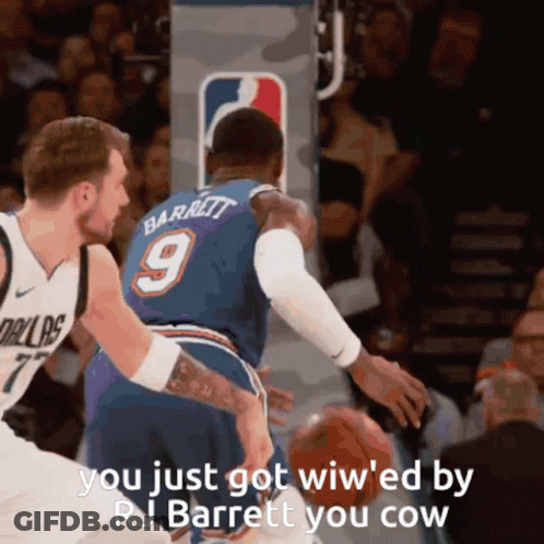Basketball Player Number 9 Talking GIF