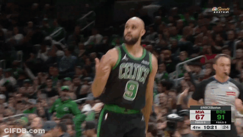 Basketball Player Number 9 Thumbs Up GIF
