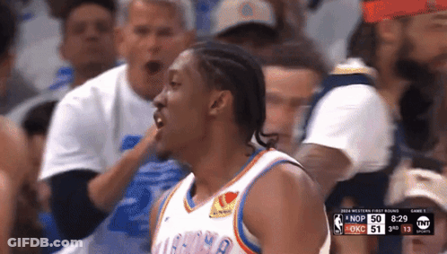 Basketball Player Oklahoma Shirt GIF