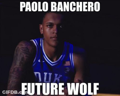 Basketball Player Paolo Banchero Future Wolf GIF