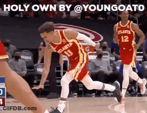 Basketball Player Running On Court GIF