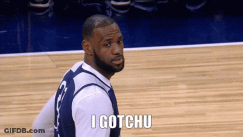 Basketball Player Saying I Gotchu GIF