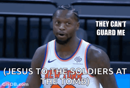 Basketball Player Saying They Can't Guard Me GIF