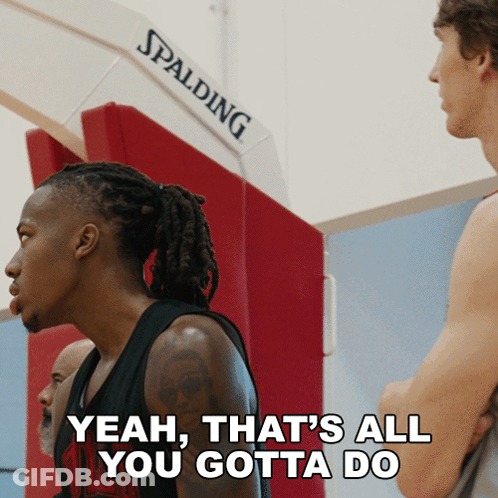 Basketball Player Saying Yeah GIF