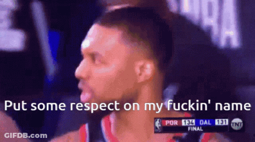 Basketball Player Says Put Some Respect On My Fuckin Name GIF
