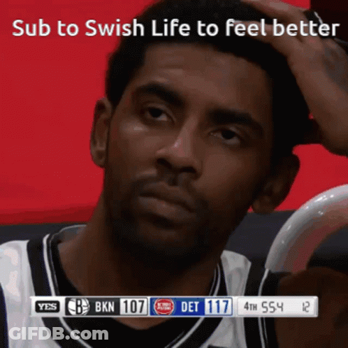 Basketball Player Sitting In Stands Score 117 To 107 GIF