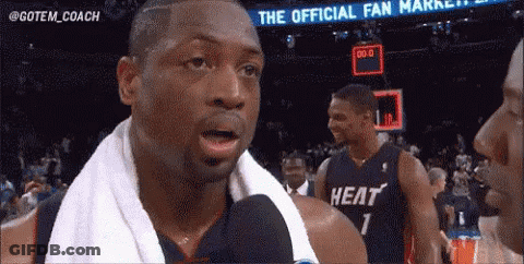 Basketball Player Talking Into Microphone GIF