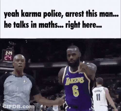 Basketball Player Talking To Referee In Lakers Jersey GIF