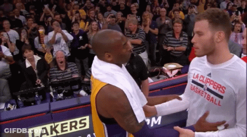 Basketball Player Wearing A Shirt That Says La Clippers GIF