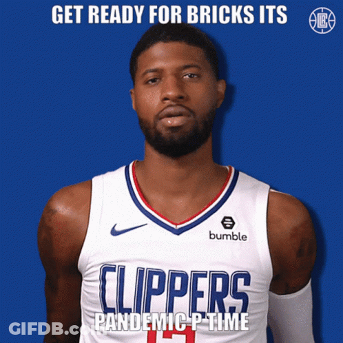 Basketball Player Wearing Clippers Jersey GIF