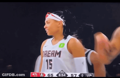 Basketball Player Wearing Dream Jersey GIF
