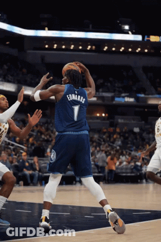 Basketball Player Wearing Edwards Jersey GIF