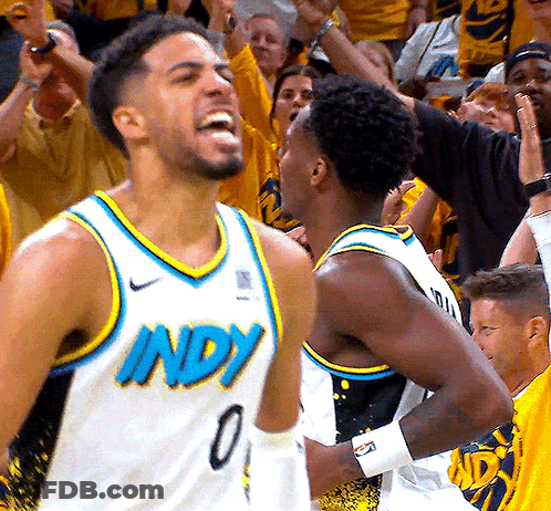 Basketball Player Wearing Indy Jersey GIF