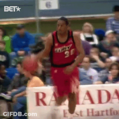 Basketball Player Wearing Jersey Number 30 GIF