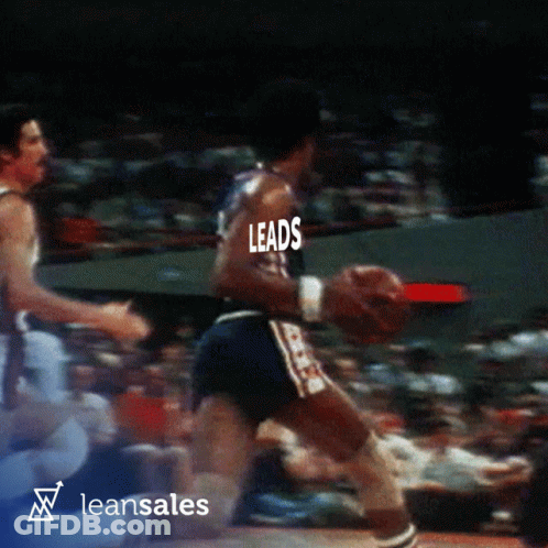 Basketball Player Wearing Leads Jersey GIF