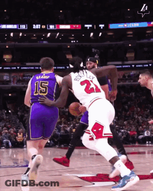 Basketball Player Wearing Number 15 Jersey GIF