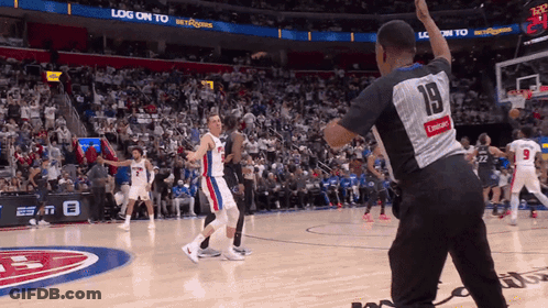 Basketball Player Wearing Number 19 Jersey GIF