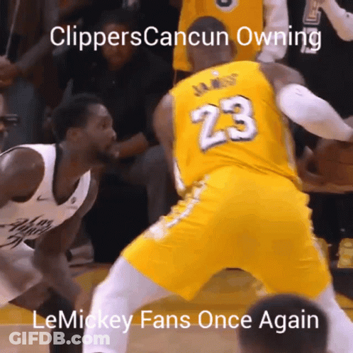 Basketball Player Wearing Number 23 Jersey GIF