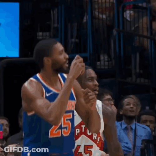 Basketball Player Wearing Number 25 Jersey GIF