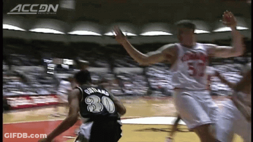 Basketball Player Wearing Number 30 GIF