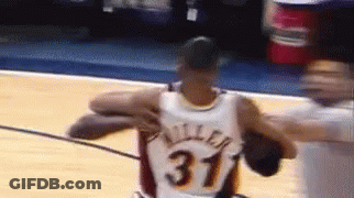 Basketball Player Wearing Number 31 Jersey GIF