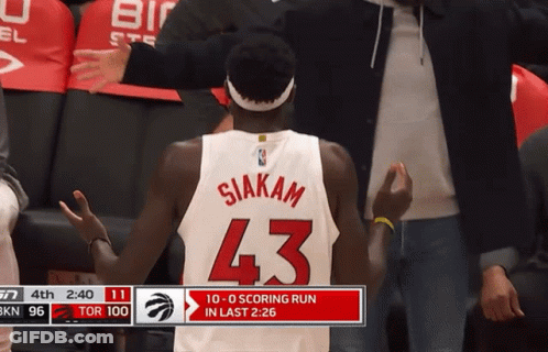 Basketball Player Wearing Number 43 GIF