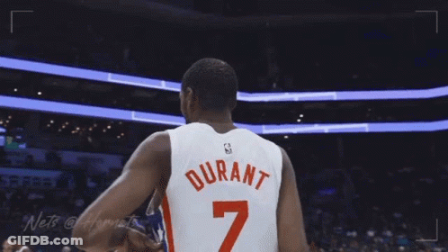 Basketball Player Wearing Number 7 Jersey GIF