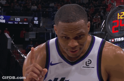 Basketball Player Wearing Phoenix Law Shirt GIF