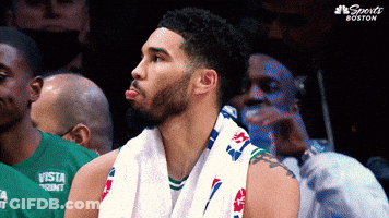 Basketball Player Wearing Vista Point Shirt GIF