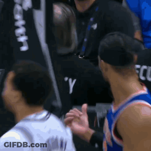Basketball Player Wearing Y Jersey GIF