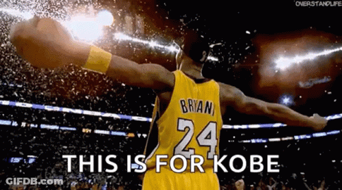 Basketball Player Wearing Yellow Jersey 24 GIF