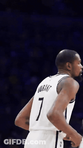 Basketball Player White Jersey Number 1 GIF