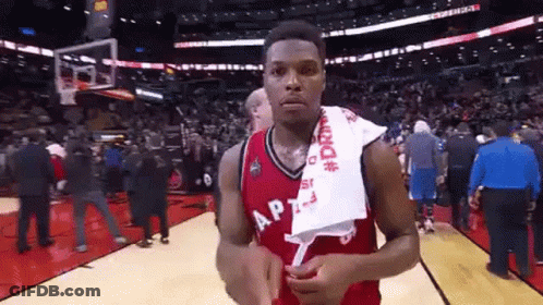 Basketball Player With AP Towel GIF