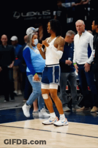 Basketball Player With Bandage On Leg And Lexus Logo GIF