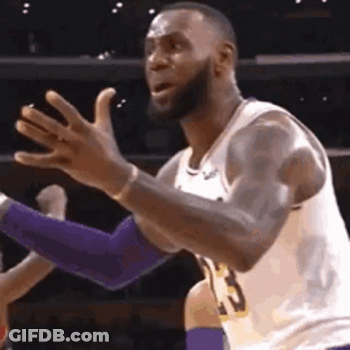 Basketball Player With Beard Making Gesture GIF