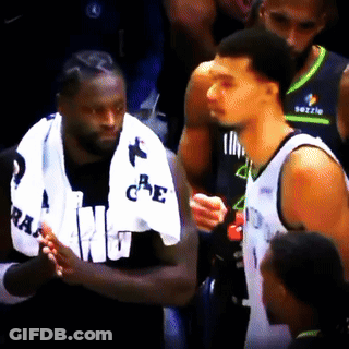 Basketball Player With Cae Towel GIF