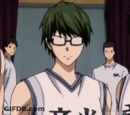 Basketball Player With Green Hair And Glasses GIF