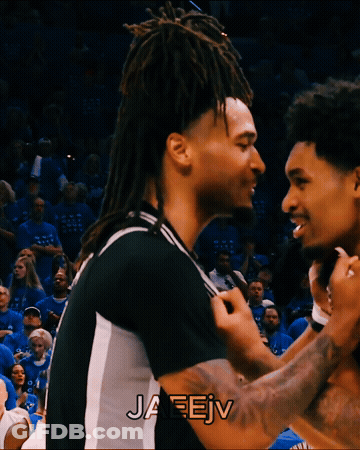 Basketball Player With Jaeev On Arm GIF