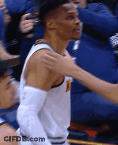 Basketball Player With Letter P GIF