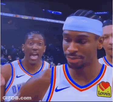 Basketball Player With Loves Headband GIF