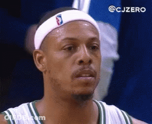 Basketball Player With NBA Headband GIF