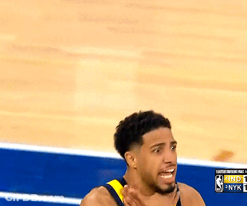 Basketball Player With NBA Logo GIF