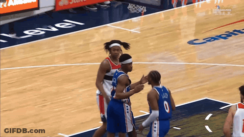 Basketball Player With Number 0 GIF