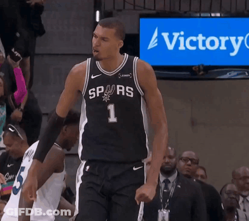 Basketball Player With Number 1 Shirt GIF