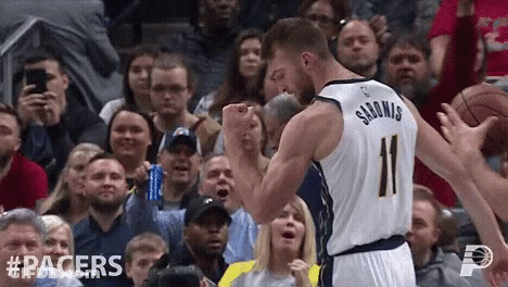 Basketball Player With Number 11 On Back GIF