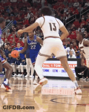 Basketball Player With Number 13 GIF