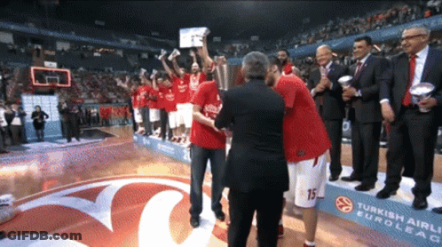 Basketball Player With Number 15 On Shorts GIF