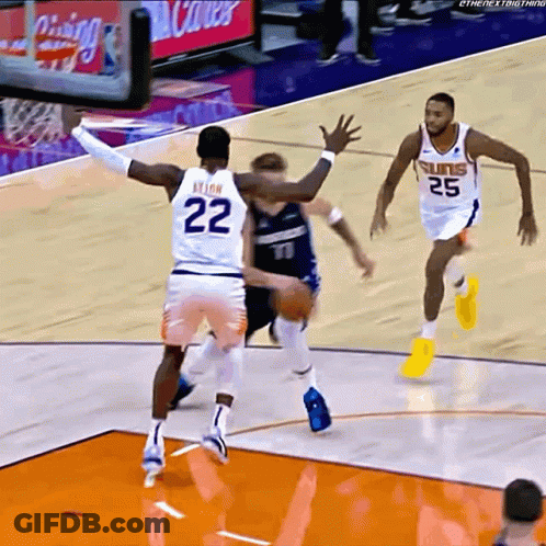 Basketball Player With Number 22 On Back GIF